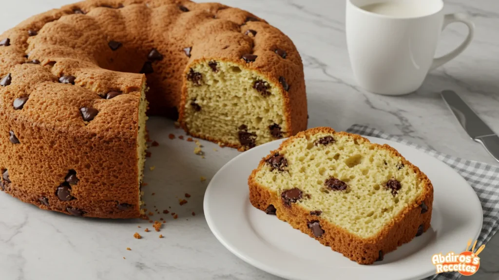 gâteau yaourt pepite chocolat moelleux​